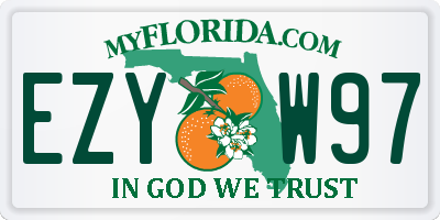 FL license plate EZYW97