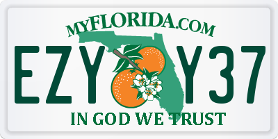 FL license plate EZYY37