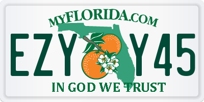 FL license plate EZYY45