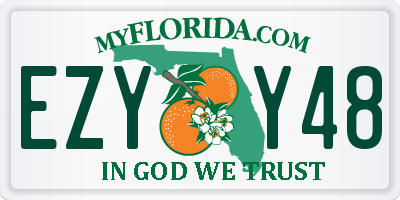 FL license plate EZYY48