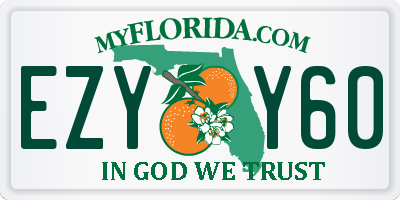 FL license plate EZYY60