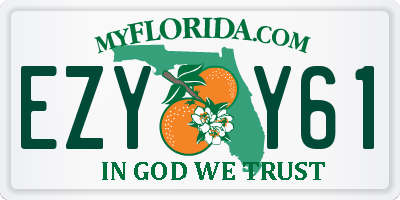 FL license plate EZYY61