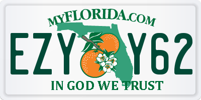 FL license plate EZYY62