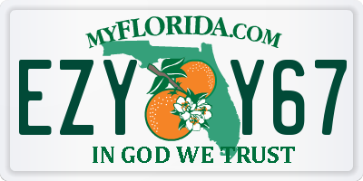 FL license plate EZYY67