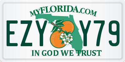 FL license plate EZYY79