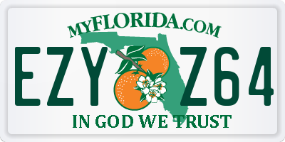 FL license plate EZYZ64