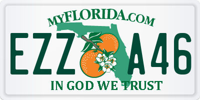 FL license plate EZZA46