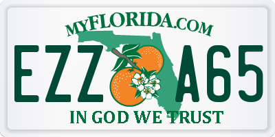 FL license plate EZZA65