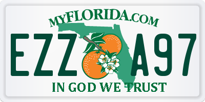 FL license plate EZZA97