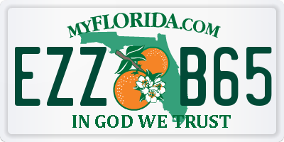 FL license plate EZZB65