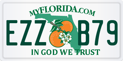 FL license plate EZZB79