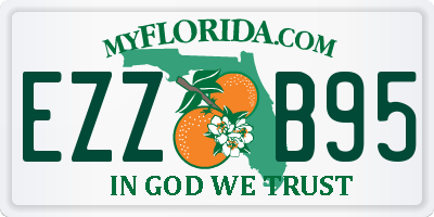 FL license plate EZZB95