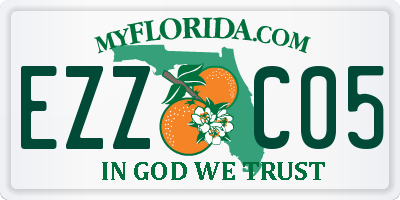 FL license plate EZZC05