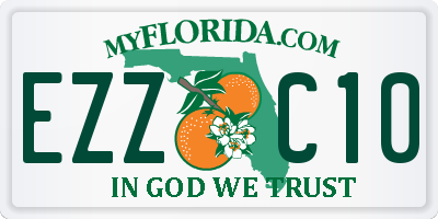 FL license plate EZZC10