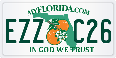 FL license plate EZZC26