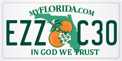 FL license plate EZZC30