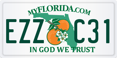 FL license plate EZZC31