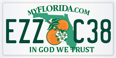 FL license plate EZZC38