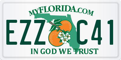 FL license plate EZZC41