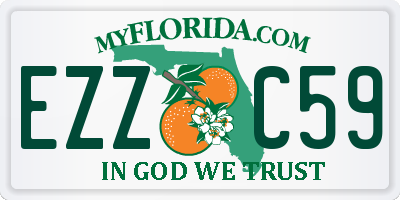 FL license plate EZZC59