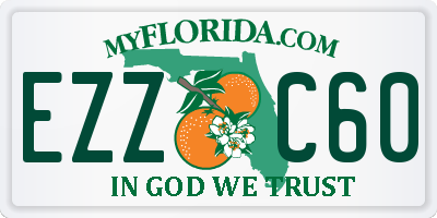 FL license plate EZZC60