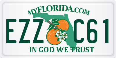 FL license plate EZZC61