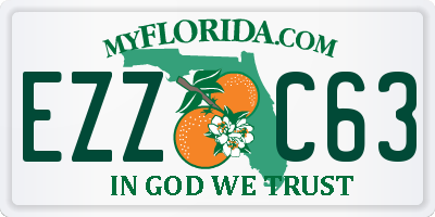 FL license plate EZZC63