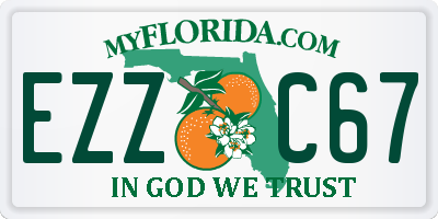 FL license plate EZZC67