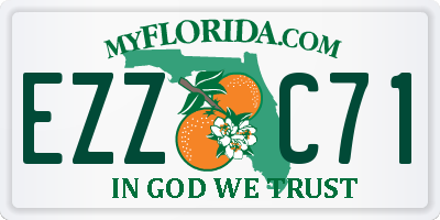 FL license plate EZZC71