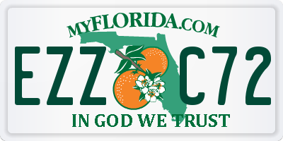 FL license plate EZZC72