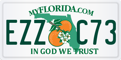 FL license plate EZZC73