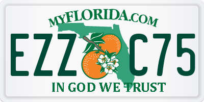 FL license plate EZZC75