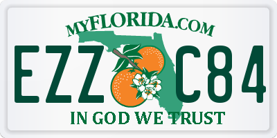 FL license plate EZZC84