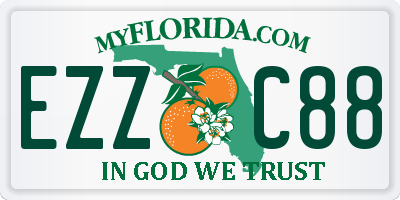 FL license plate EZZC88