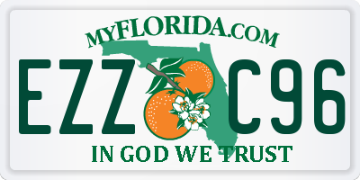 FL license plate EZZC96