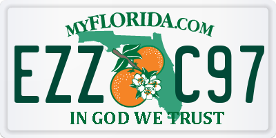 FL license plate EZZC97