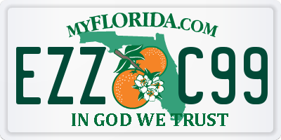 FL license plate EZZC99