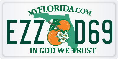 FL license plate EZZD69