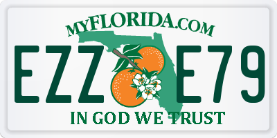 FL license plate EZZE79