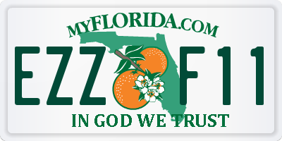 FL license plate EZZF11