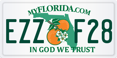 FL license plate EZZF28