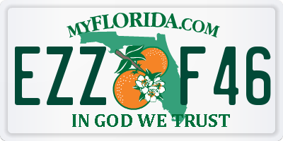 FL license plate EZZF46