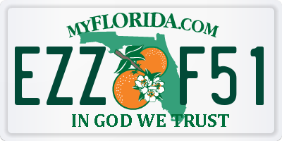 FL license plate EZZF51