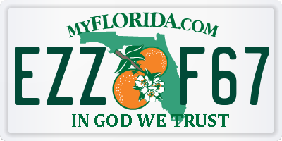 FL license plate EZZF67