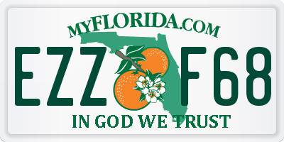 FL license plate EZZF68