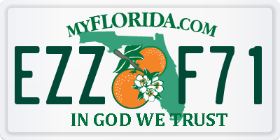 FL license plate EZZF71