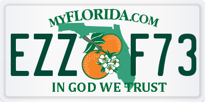 FL license plate EZZF73