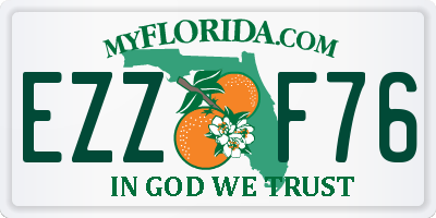 FL license plate EZZF76