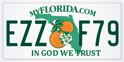 FL license plate EZZF79