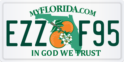 FL license plate EZZF95